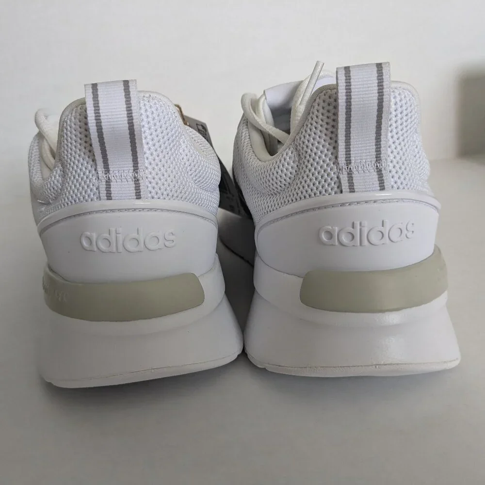 Adidas Racer TR21 Shoes Women's Size 10.5 Cloud White/Silver Sneaker NWT - Picture 9 of 13